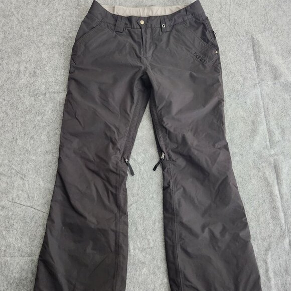 Burton Dry Ride Snowboarding Pants Women's L Gray Ski Winter Snow Outdoors Sport - Picture 1 of 15